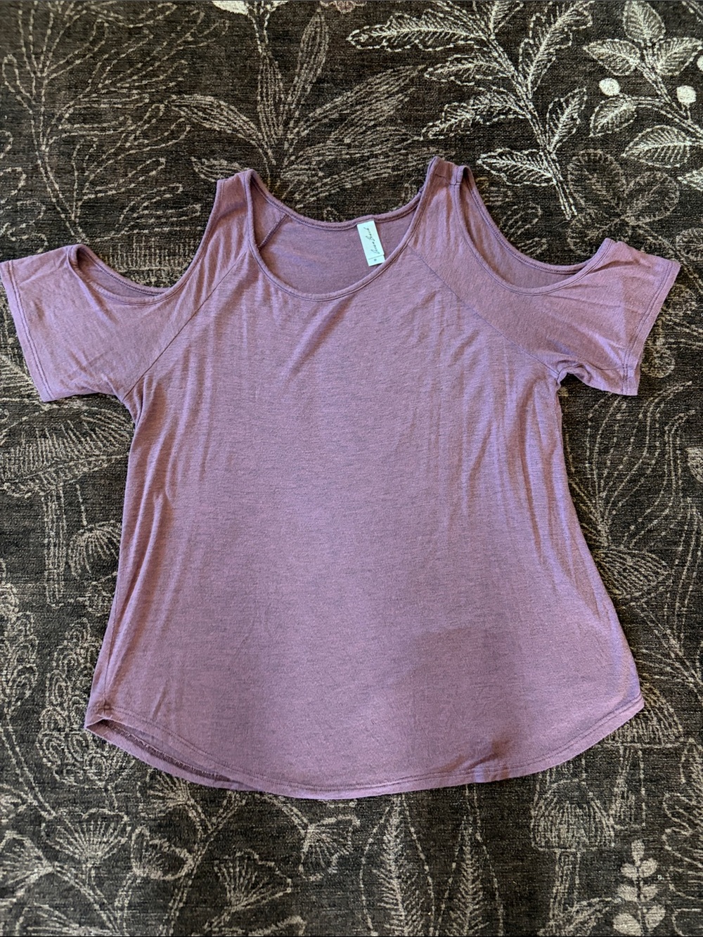 Cold-Shoulder Scoop Neck Top